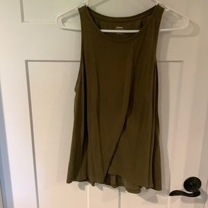 Gap Women Green Tank Top Size Large